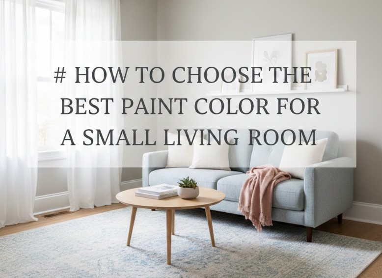 How to Choose the Best Paint Color for a Small Living Room