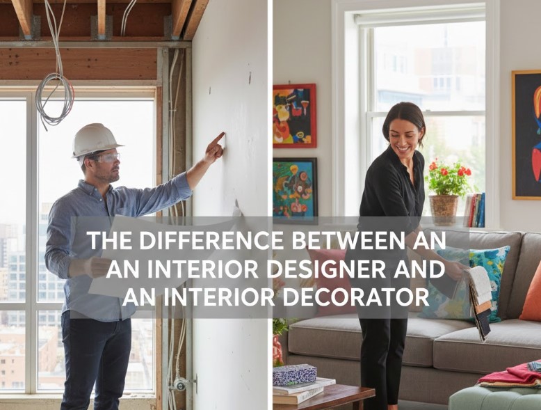Understanding The Difference Between an Interior Designer and an Interior Decorator